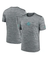 Nike Men's Gray Miami Dolphins Sideline Velocity Performance T-Shirt