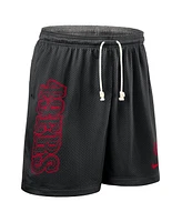 Nike Men's Black San Francisco 49ers Sideline Reversible Performance Shorts