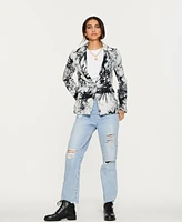 blue revival Women's Removable Denim Insert Helen Blazer