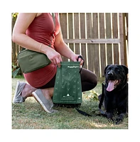 Puppington Walk Star Kit: 3-in-1 Dog Bag, Bowl, & Leash plus Matching 90 Refill Poop Bags
