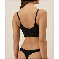 Pact Women's Organic Cotton Everyday Classic Fit Thong 6-Pack