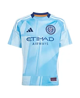 Adidas Big Boys and Girls Maximiliano Moralez Light Blue New York City Fc 2025 the Excelsior Kit Replica Player Jersey