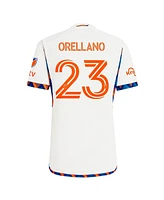 Adidas Men's Luca Orellano White Fc Cincinnati 2024 the Canvas Kit Authentic Player Jersey