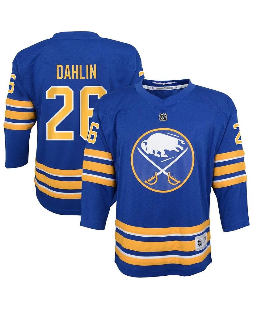 Outerstuff Big Boys and Girls Rasmus Dahlin Navy Buffalo Sabres Home Replica Player Jersey