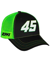 23XI Racing Men's Black/Green Tyler Reddick Big Number Adjustable Hat