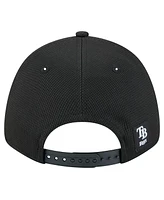 New Era Men's Black Tampa Bay Rays Pivot 9FORTY Adjustable Hat