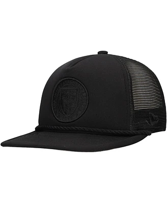 New Era Men's Black Inter Miami Cf Active Tone Golfer Snapback Hat