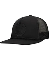 New Era Men's Black Inter Miami Cf Active Tone Golfer Snapback Hat