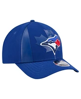 New Era Men's Royal Toronto Blue Jays Canadian Flag 9FORTY M-Crown A-Frame Adjustable Hat