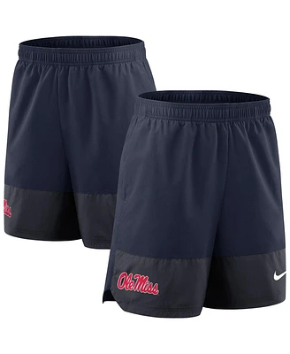 Nike Men's Navy Ole Miss Rebels 2025 Sideline Performance Shorts