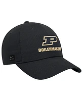 Nike Men's Black Purdue Boilermakers 2025 On-Field Club Adjustable Hat