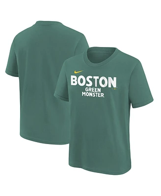 Nike Big Boys and Girls Green Boston Red Sox 2025 City Connect Wordmark T-Shirt