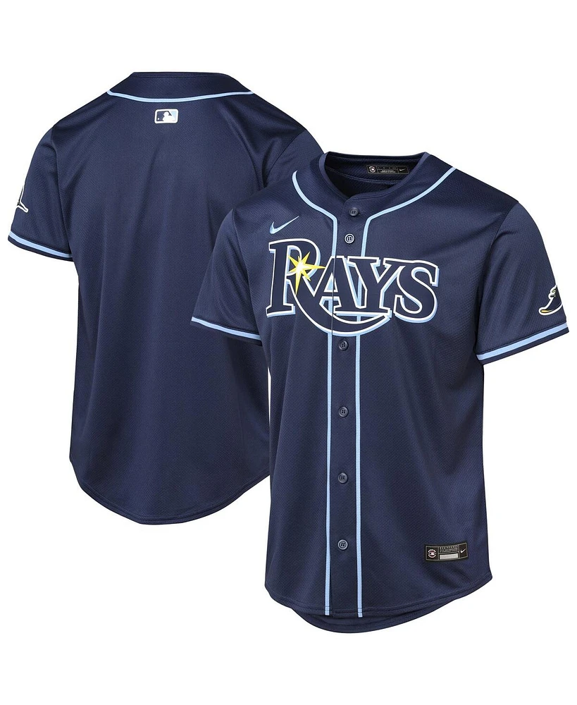 Nike Big Boys and Girls Navy Tampa Bay Rays Road Limited Jersey