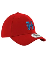 New Era Men's Red Houston Texans Throwback Crawl Standard 39THIRTY Flex Hat
