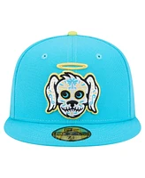 New Era Men's Light Blue Charleston RiverDogs Copa de la Diversion 59FIFTY Fitted Hat