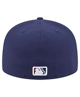 New Era Men's Blue Lehigh Valley IronPigs Authentic Collection 59FIFTY Fitted Hat