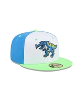 New Era Men's White Myrtle Beach Pelicans Theme Nights 59FIFTY Fitted Hat