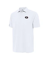 Antigua Men's White Georgia Bulldogs Era Polo Shirt