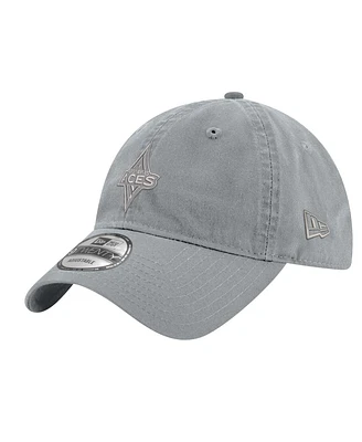 New Era Men's and Women's Gray Las Vegas Aces Core Tonal 9TWENTY Adjustable Hat