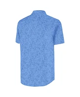 Antigua Men's Powder Blue Texas Rangers Lush Button-Up Shirt