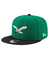 New Era Men's Midnight Green/Black Philadelphia Eagles Super Bowl Lix Champions Historic Side Patch 9FIFTY Snapback Hat