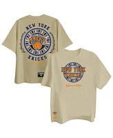 Two Hype Men's Khaki New York Knicks Worldwide Collection Premium T-Shirt