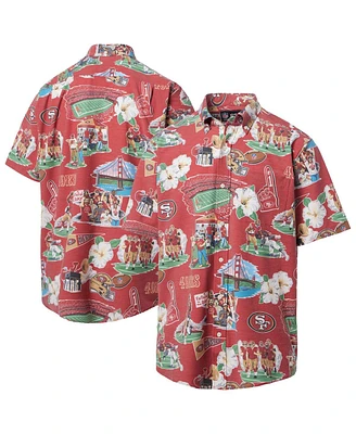 Reyn Spooner Men's Red San Francisco 49ers Scenic Button-Down Shirt