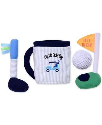 Little Me Baby Boys My First Golf Bag Plush Play Set