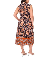 Msk Plus Sleeveless Jersey Midi Dress