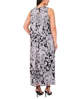Msk Plus Sleeveless Jersey Maxi Dress