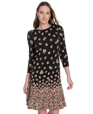 Tommy Hilfiger Petites Jersey Printed Shift Dress