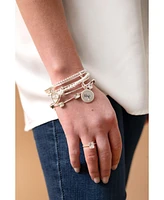 Alex and Ani Pearl Beaded Bangle Bracelet