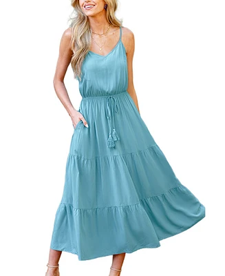 Cupshe Women's Pacific Daze Maxi Beach Dress