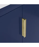Elise 24.5 in. W x 18 In. D Bath Vanity in Monarch Blue with Ceramics Vanity Top in White with White Basin