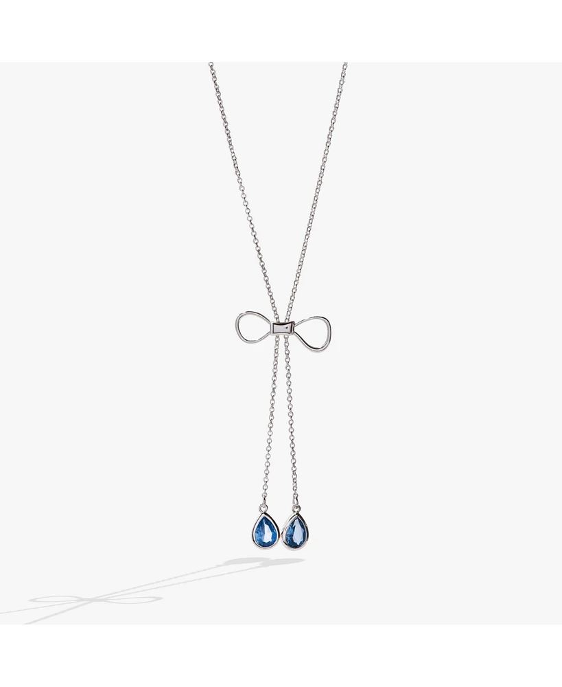 Bridal Bow Slider Necklace