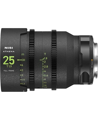 NiSi Athena Prime 25mm T1.9 Cine Lens with Filter Holder, Canon Rf