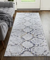 Feizy Laina 39GIF 3'x8' Runner Area Rug