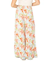 Roxy Juniors' Sunset Daze Printed Wide-Leg Pants