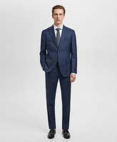 Mango Men's Venice Virgin Wool Suit Pants