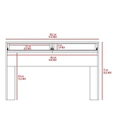 Depot E-shop Acanto 2 Drawer Writing Computer Desk