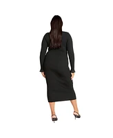City Chic Plus Auralie Dress
