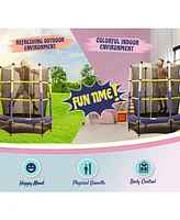 Plexalife 55" Kiddy Trampoline & Enclosure Set - Easy Assembly