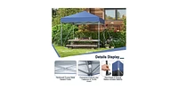 6.6 x 6.6 Feet Outdoor Pop-up Canopy Tent with Upf 50+ Sun Protection