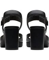 Clarks Collection Women's Ambyrlyn Faye Block Heel Sandals