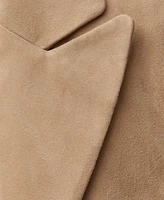 Mango Women's Fitted Suede Jacket
