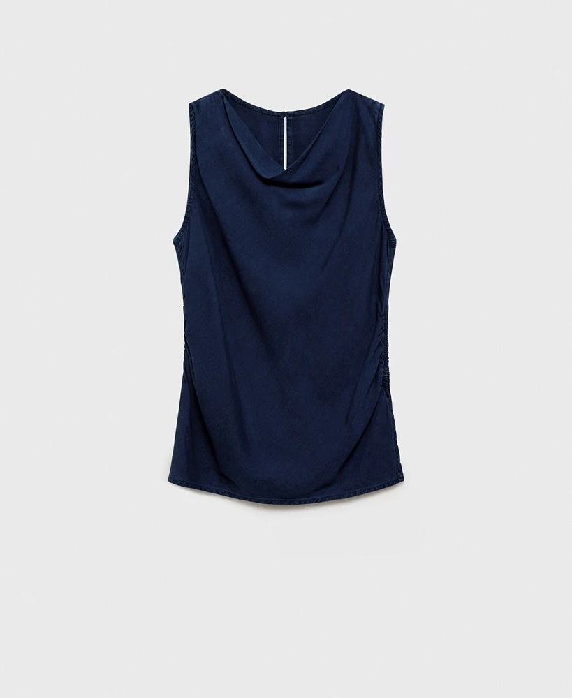 Mango Women's Lyocell Maternity Top