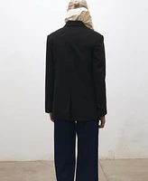 Mango Women's Wool-Blend Suit Jacket
