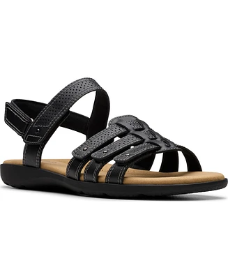 Clarks Collection Women's Elizabelle Kay Riptape Flat Sandals