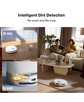 Roborock Qrevo Curv 5A1 Robot Vacuum and Mop with Zero-Tangling Design, FlexiArm Tech & Hands-Free Dock, Auto Mop Lifting, Pet Friendly