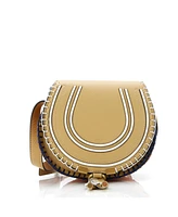 Pre-Owned Chloe Small Marcie Crossbody Bag Leather with Constrast Stitch Detail